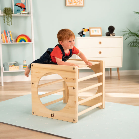 Load image into Gallery viewer, Tp toys Active-Tots Klimkubus Houten Klimrek vanaf 12 Maanden