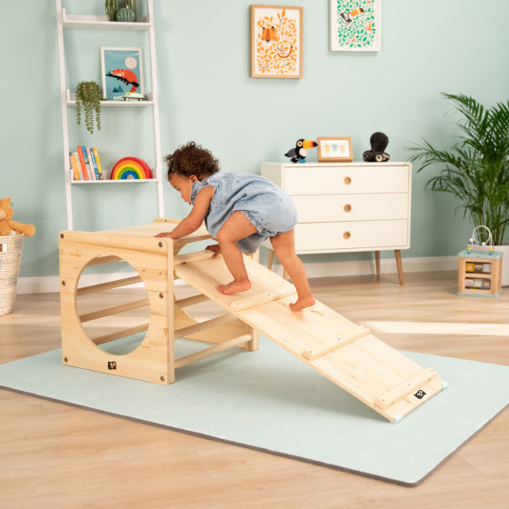 Load image into Gallery viewer, Tp toys Active-Tots Houten Klimbrug Glijbaan vanaf 12 Maanden