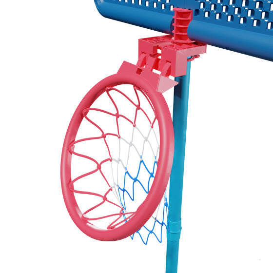 Load image into Gallery viewer, Swingball Basketbalpaal met All Surface Basis Donkerblauw Blauw