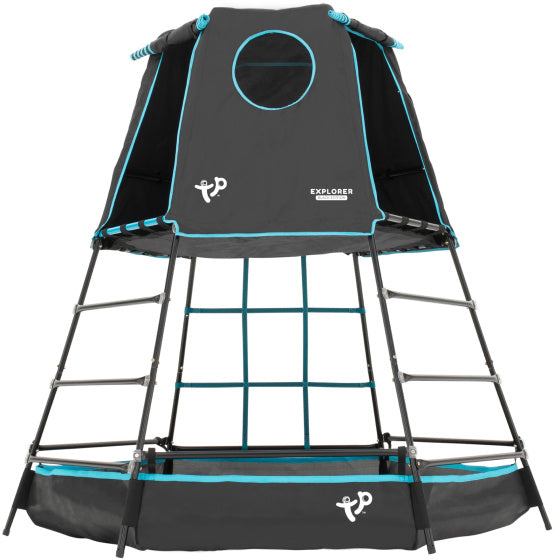 Load image into Gallery viewer, Tp toys Explorer Klimtoren met Schaduwrijk Speelgebied Zwart Blauw