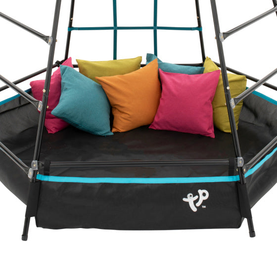 Load image into Gallery viewer, Tp toys Explorer Klimtoren met Schaduwrijk Speelgebied Zwart Blauw