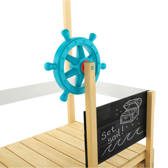 Load image into Gallery viewer, Tp toys Ahoy Houten Speelboot met Uitschuifbare Zandbak Accessoires