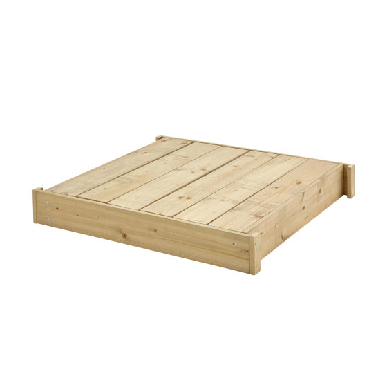 Load image into Gallery viewer, Tp toys Houten Zandbak met Deksel, Zitbankjes Bodemfolie