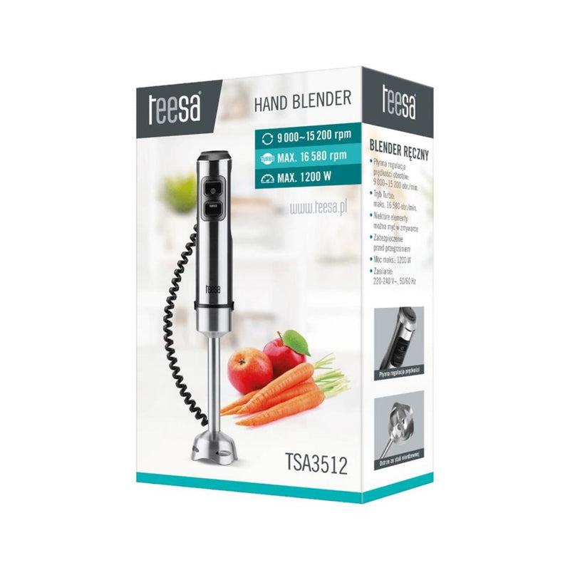 Load image into Gallery viewer, Teesa staafmixer rvs 1200 watt