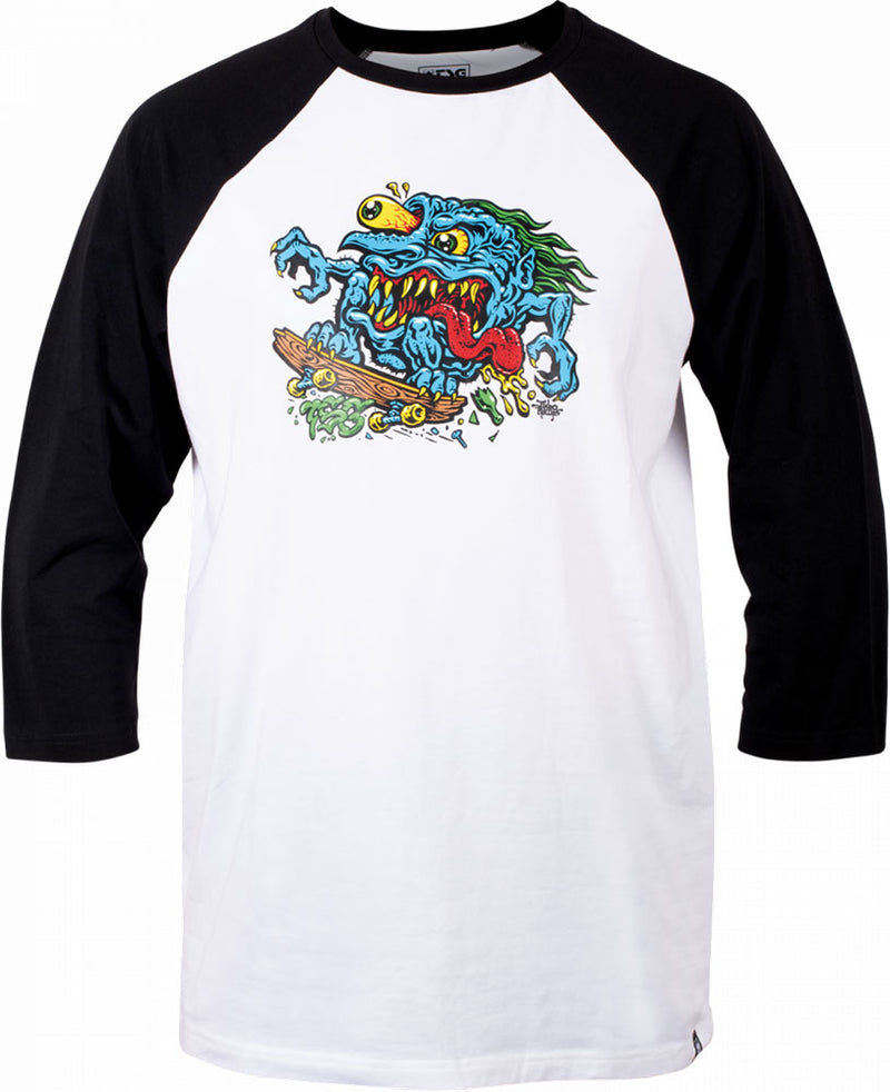 Load image into Gallery viewer, Tsg raglan skatecreep - 3 4 - t- shirt