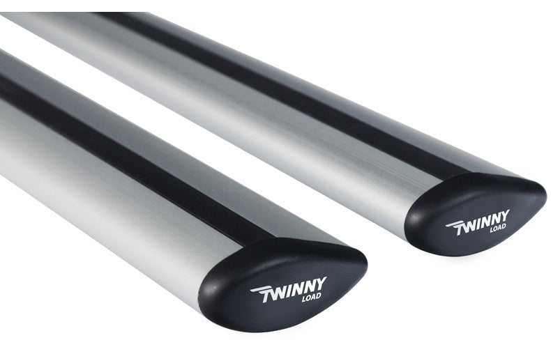 Load image into Gallery viewer, dakdragerset Fly Bar 100 kg 124 cm aluminium zilver