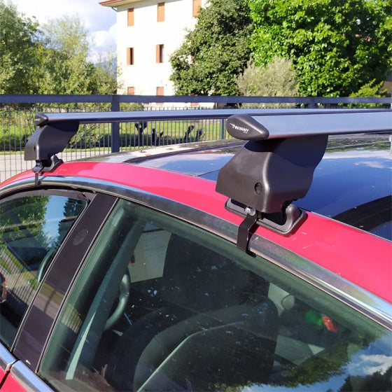 Load image into Gallery viewer, dakdragerset Fly Bar Tesla 3 aluminium zwart