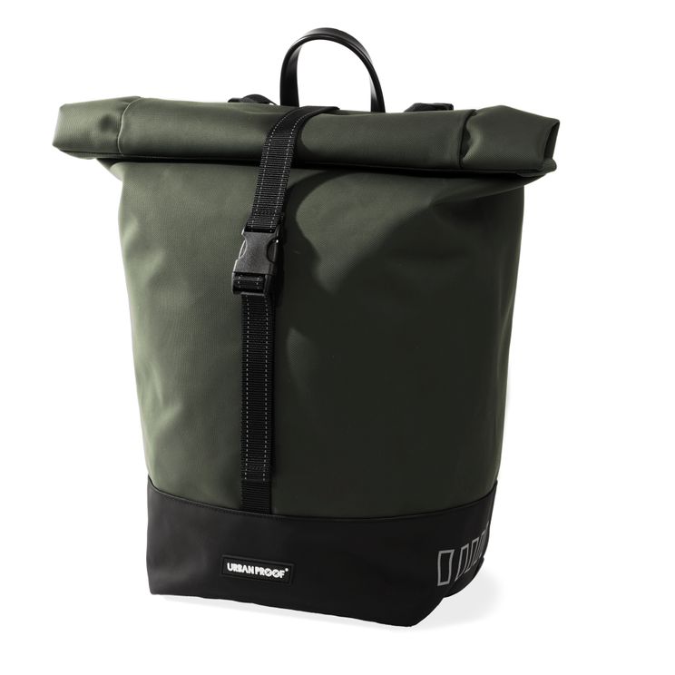 Load image into Gallery viewer, Urbanproof urban proof single rolltop tas 20l groen recycled