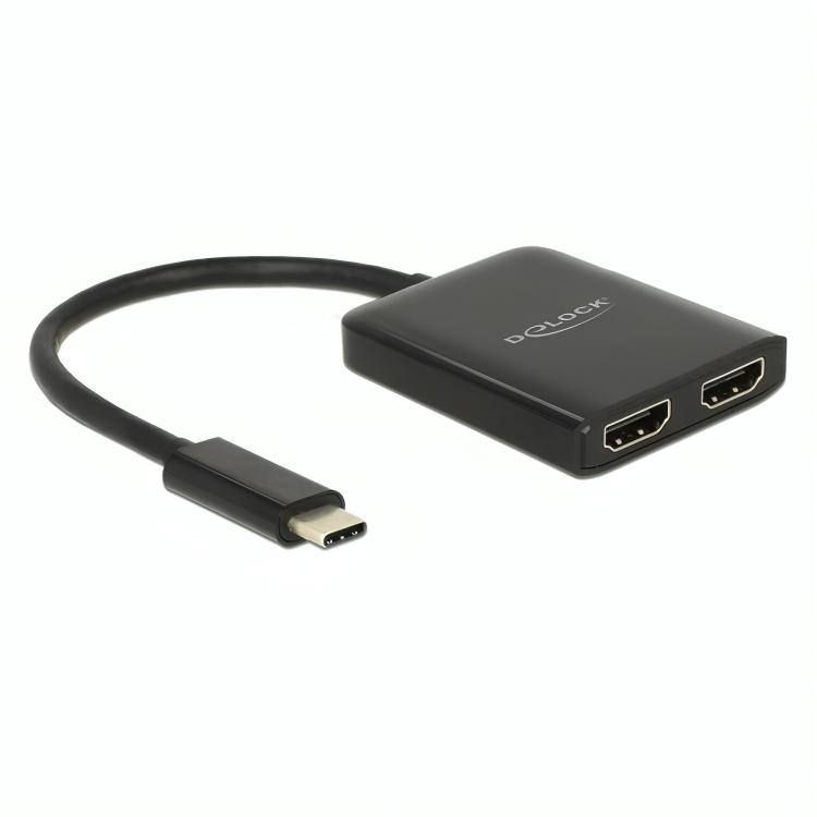 Load image into Gallery viewer, Usb c naar 2x hdmi omvormer