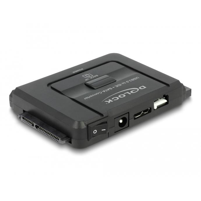 Afbeelding laden in galerijviewer, Delock converter usb 3.0 > sata 6 gb s ide 40 pin ide 44 pin (zwart, 61486)