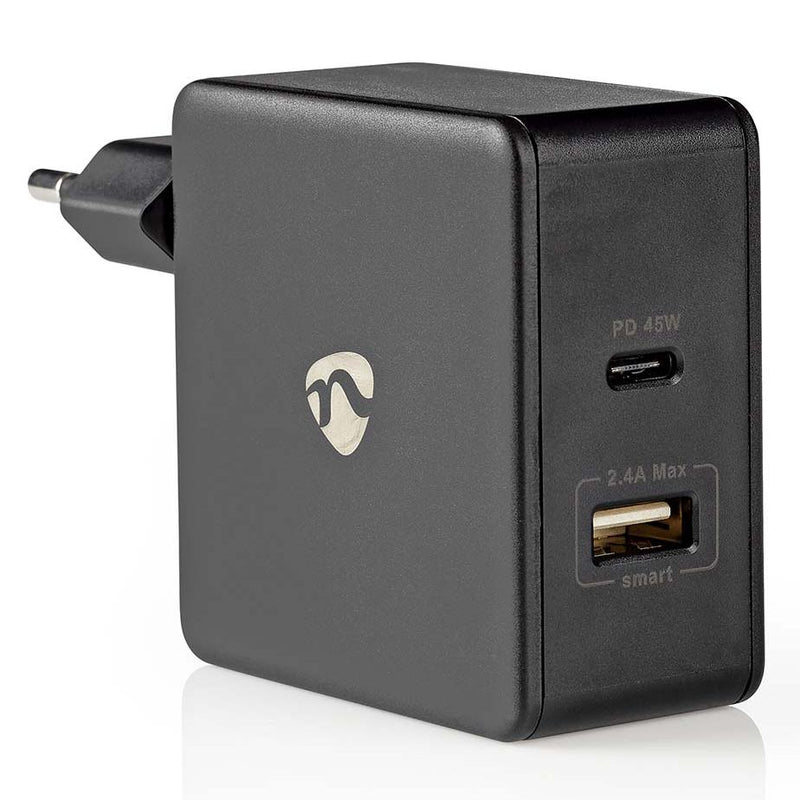 Load image into Gallery viewer, Nedis usb c + a oplader