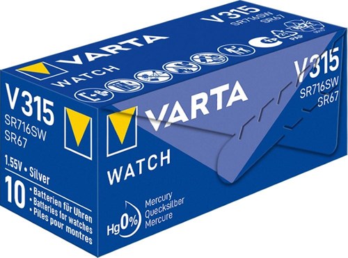 Chargez l'image dans la visionneuse de la galerie, Varta 315 sr67 10 stuks in doosje