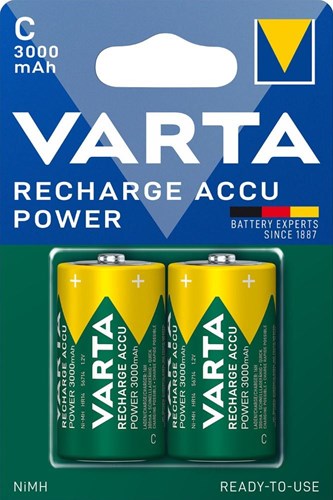 Load image into Gallery viewer, Varta c accu 3000ma blister 2 r2u