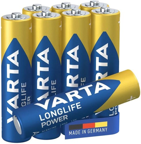 Afbeelding laden in galerijviewer, Varta high energy aaa r03 4903 bl.a8 4 + 4 3015315