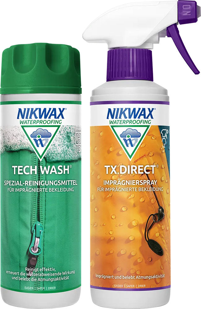 Load image into Gallery viewer, Nikwax tech wash + tx-direct spray - detergents