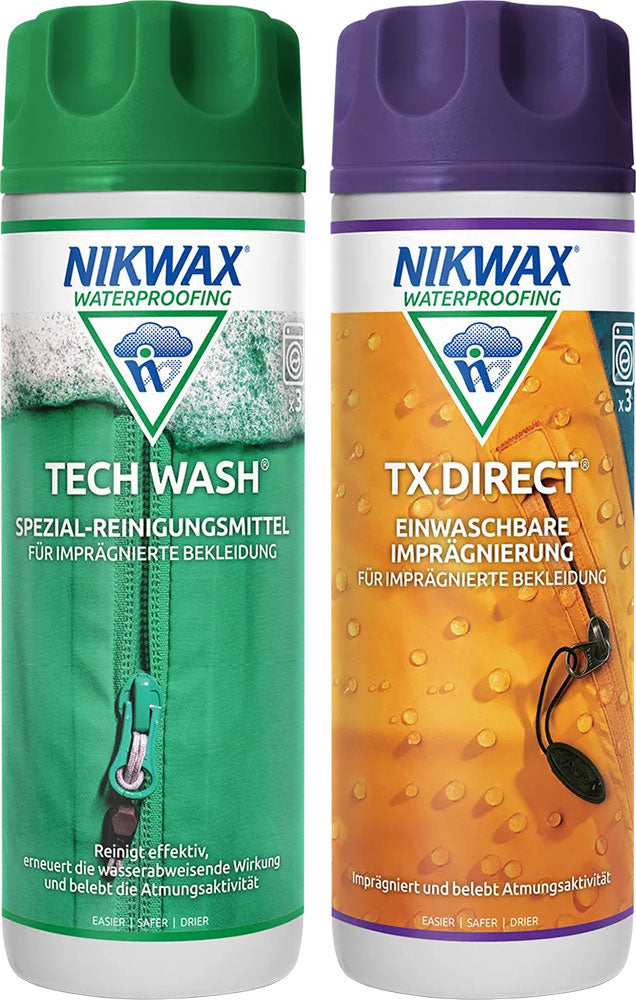 Load image into Gallery viewer, Nikwax tech wash + tx-direct - detergent