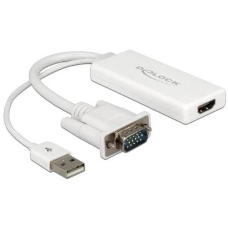Load image into Gallery viewer, Vga naar hdmi adapter met audio