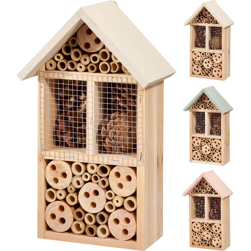 Load image into Gallery viewer, Pro garden insectenhotel 17x10x29cm 3 assorti