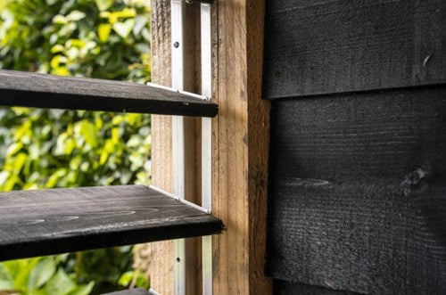 Afbeelding laden in galerijviewer, Waelbers fence shutter lamellen 220 cm rvs, zwart txt gecoat - 1 stuk(s) - 670448.99