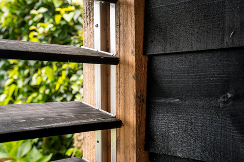 Cargue la imagen en el visor de la galería, Waelbers fence shutter lamellen 50 cm rvs, wit gecoat - 1 stuk(s) - 670415.99