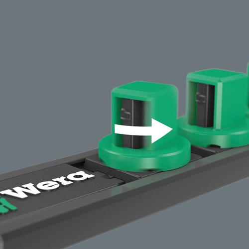 Load image into Gallery viewer, Wera 9600 dop-magneetstrip, 1 4 , leeg, 30 x 270 mm - 05136420001
