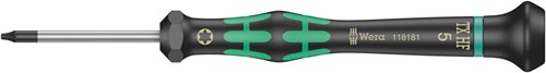 Afbeelding laden in galerijviewer, Wera 2067 kraftform micro torx® hf-schroevendraaier met vasthoudfunctie, tx 5 x 40 mm - 1 stuk(s) - 05118181001