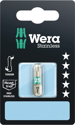 Load image into Gallery viewer, Wera 3867 1 ts sb torx® bits, rvs, tx 25 x 25 mm - 1 stuk(s) - 05073623001