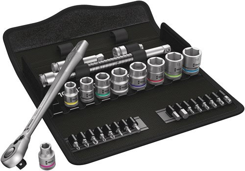 Load image into Gallery viewer, Wera 8100 sa 8 zyklop metal ratchet set (3 8 )