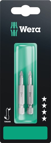 Load image into Gallery viewer, Wera 851 4 tz bits phillips, ph 1 x 50 mm - 2 stuk(s) - 05134380001