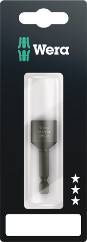 Load image into Gallery viewer, Wera 869 4 m dopbit, magnetisch, 12.0 x 50 mm - 1 stuk(s) - 05073507001