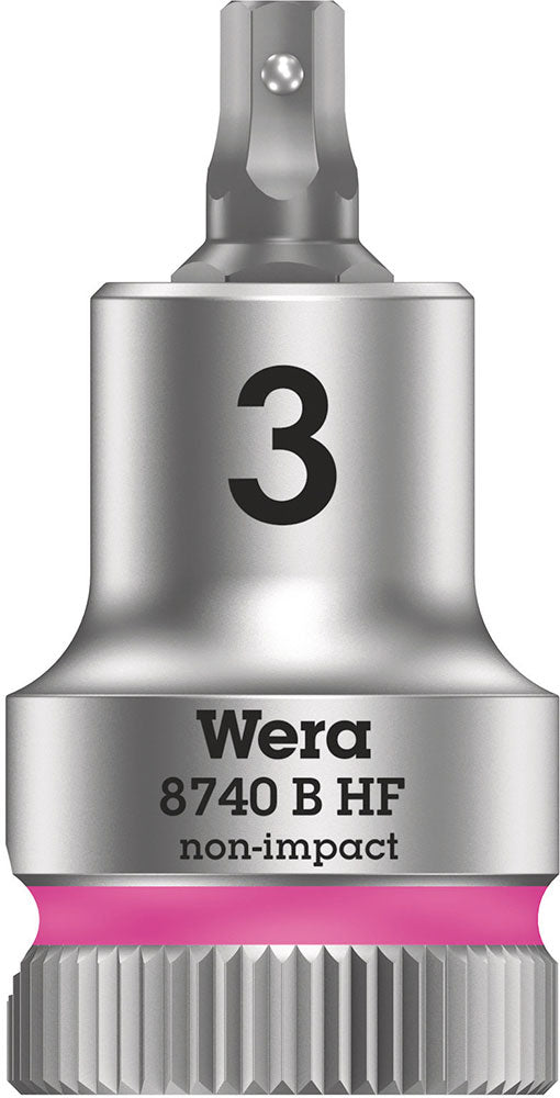 Afbeelding laden in galerijviewer, Wera 8740 b hf binnenzeskant zyklop bitdop met 3 8 -aandrijving met vasthoudfunctie, 6,0 x 35 mm - 1 stuk(s) - 05003035001