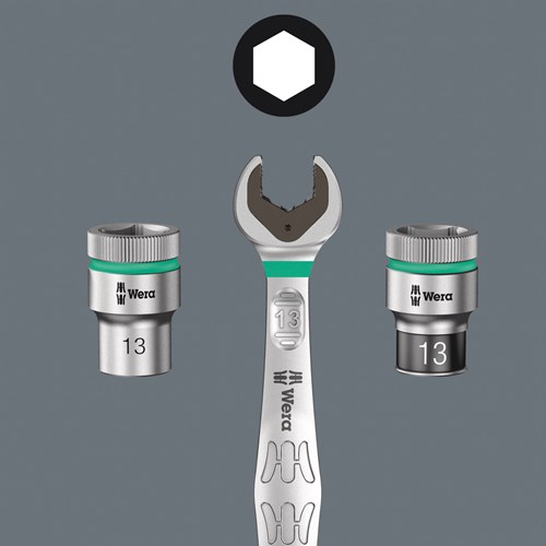 Load image into Gallery viewer, Wera 8767 a hf torx® zyklop bit dop-combinatie met 1 4 aandrijving met vasthoudfunctie , tx 40 x 28 mm - 1 stuk(s) - 05003371001