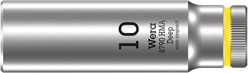 Load image into Gallery viewer, Wera 8790 hma deep hand- en machinedop met 1 4 -aandrijving, 10,0 x 50 mm - 05004507001