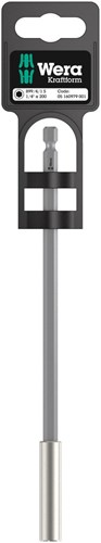 Load image into Gallery viewer, Wera 899 4 1 s universele bithouder met sterke spanring, 1 4 duim x 200 mm - 1 stuk(s) - 05160979001