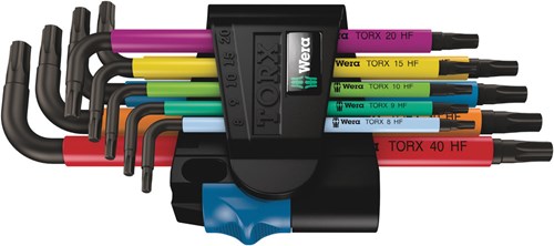 Load image into Gallery viewer, Wera 967 sl torx® hf multicolour stiftsleutel met vasthoudfunctie, 9 -delig - 1 stuk(s) - 05024179001