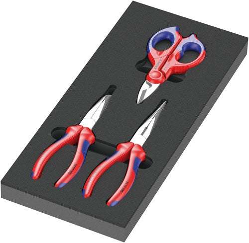 Load image into Gallery viewer, Wera 9781 schuimrubberen inzetstuk met knipex tangen set 2, 3-delig - 05150181001