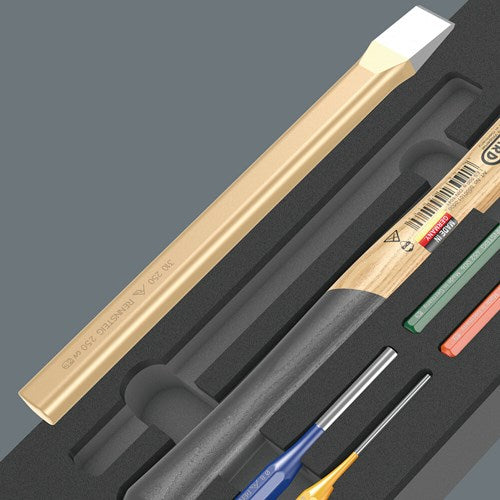 Load image into Gallery viewer, Wera 9782 schuimrubberen inzetstuk met hamers set 1, 6-delig - 05150182001