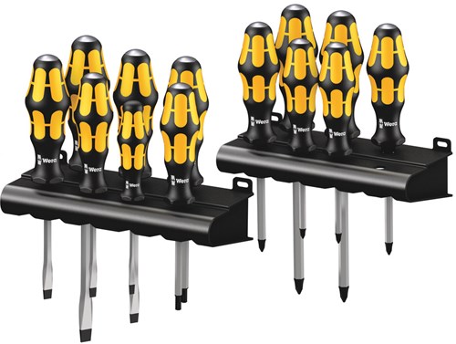 Load image into Gallery viewer, Wera big pack 900 schroevendraaierset kraftform : de schroefbeitel + houder, 13-delig - 1 stuk(s) - 05133285001