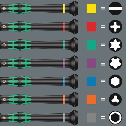 Load image into Gallery viewer, Wera kraftform micro 12 electronics elektronica-schroevendraaierset 12-delig - 05134000001