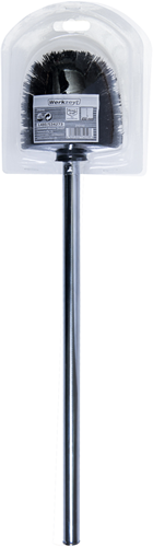 Load image into Gallery viewer, Werkzeyt vervangings-wc-borstel zwart 45cm - zyd143