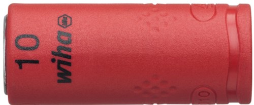Afbeelding laden in galerijviewer, Wiha 246230 dopsleutelinzet geïsoleerd 1 4 buitenzeskant 10.0 mm x 42 mm - 43095