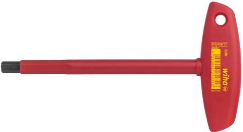 Load image into Gallery viewer, Wiha 334n050150 stiftsleutel met dwarsgreep electric zeskant 5.0 mm x 182 mm - 27929
