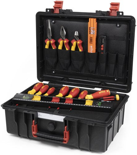 Load image into Gallery viewer, Wiha 9300-70403 gereedschapskoffer basic set l elektrisch | 18 delig - 45530