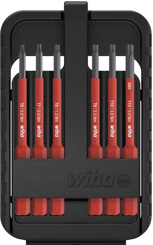 Load image into Gallery viewer, Wiha bitset slimbit electric torx® 7-delig incl. slimbit-box - 43154 - 43154