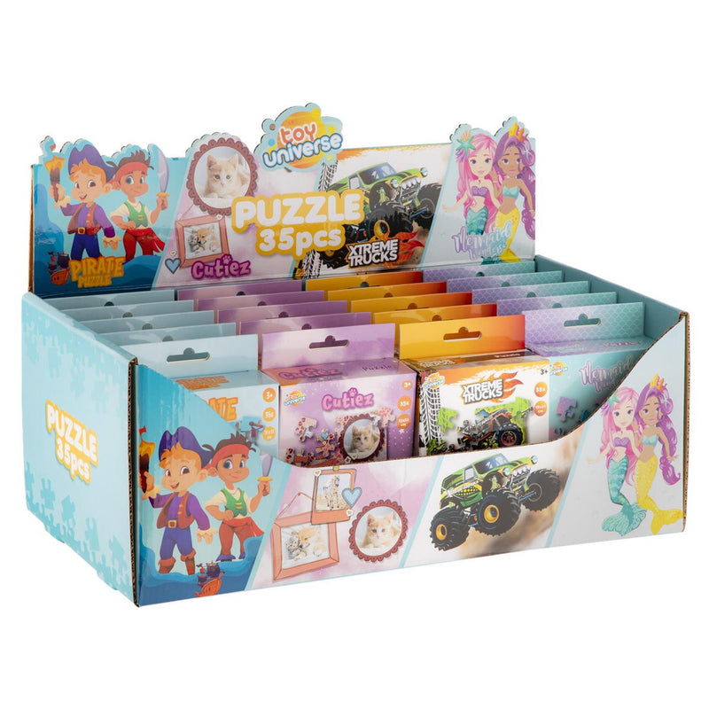 ギャラリービューアに画像をロードする, Toy universe puzzel mini 35 pcs. 21x15cm. 4ass