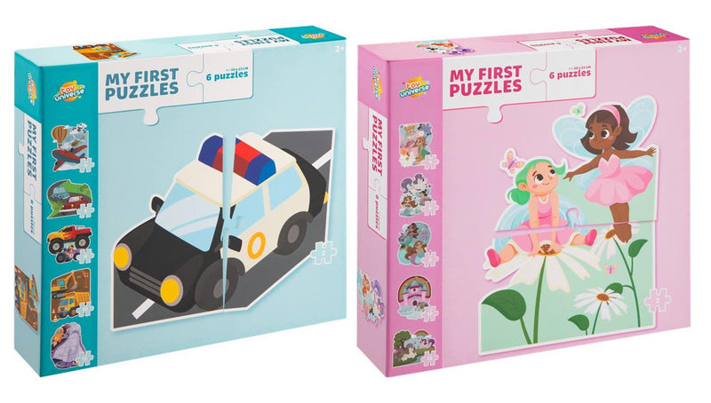 Chargez l'image dans la visionneuse de la galerie, Toy universe my first puzzle 6-in-1 vormenpuzzel, 2 assorti