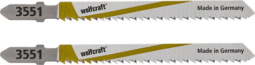 Afbeelding laden in galerijviewer, Wolfcraft decoupeerzaagblad | hcs | l=100mm | t-schaft | 2 stuks - 3551000