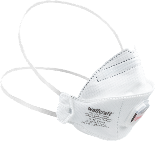 Load image into Gallery viewer, Wolfcraft stofmaskers | met ventiel | ffp3 | 2 stuks - 4949000