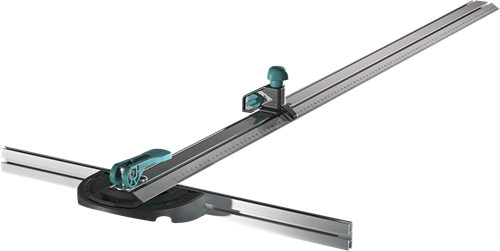 ギャラリービューアに画像をロードする, Wolfcraft - gipssnijder - t-rail met parallelsnijder voor gips - 4008000