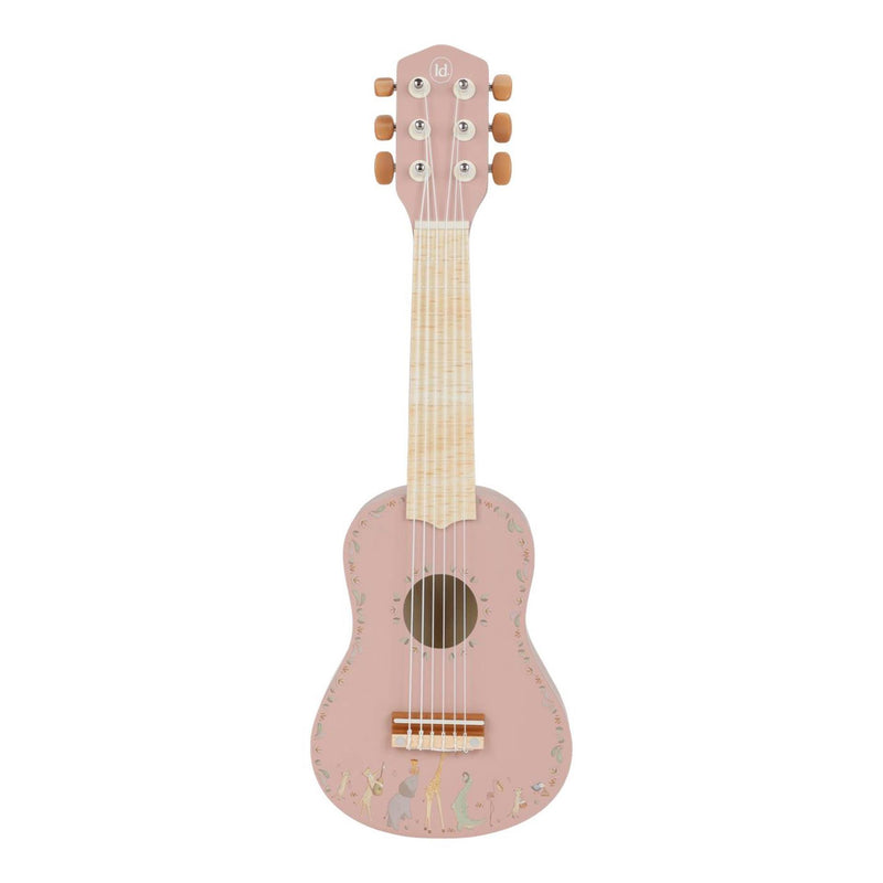 Cargue la imagen en el visor de la galería, Little dutch safari friends houten gitaar pink fsc